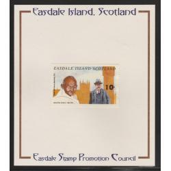 Easdale 1996 GANDHI  10p on PUBLICITY PROOF CARD