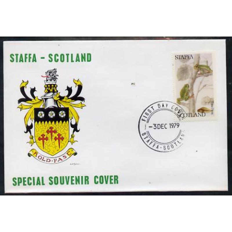 Staffa 1979 FROGS - TREE FROG on first day cover