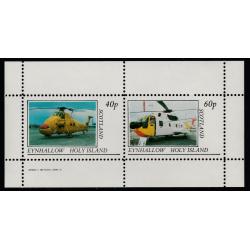 Eynhallow 1982 Helicopters perf set of 2 mnh