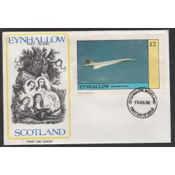 Eynhallow 1982 CONCORDE deluxe sheet on First Day Cover
