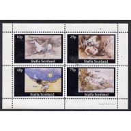 Staffa 1981 SIGNS OF THE ZODIAC  perf set of 4 mnh