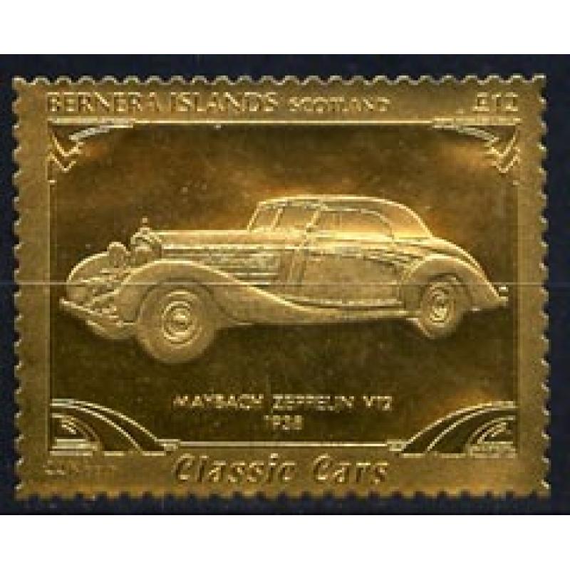 Bernera 1985 Classic Cars - MAYBACH ZEPPELIN  £12 in gold foil mnh