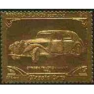 Bernera 1985 Classic Cars - CITROEN  £12 in gold foil mnh