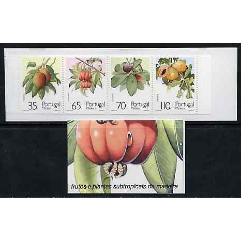 Portugal  - Madeira 1991 TROPICAL FRUIT BOOKLET complete and fine