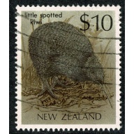 New Zealand. 1988-95 Definitive issue $10 Little Spotted Kiwi.  Good used. SG 1297