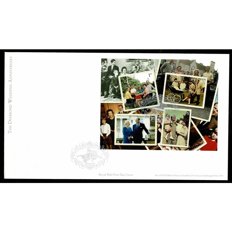 2007 Royal Diamond Wedding. Windsor, Berkshire Handstamp 16th October 2007