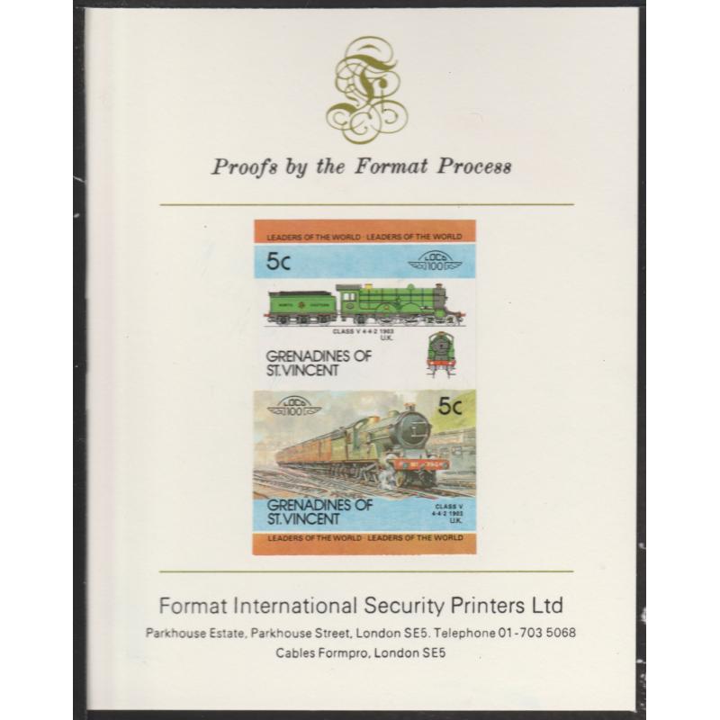 St Vincent Grenadines 1984 CASTLE CLASSon FORMAT INTERNATIONAL PROOF CARD