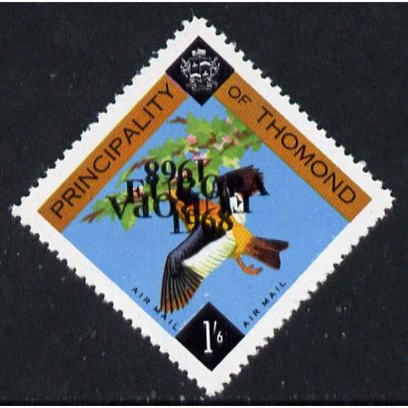 Thomond 1968 BIRDS - EUROPA OPT DOUBLED, one INVERTED mnh