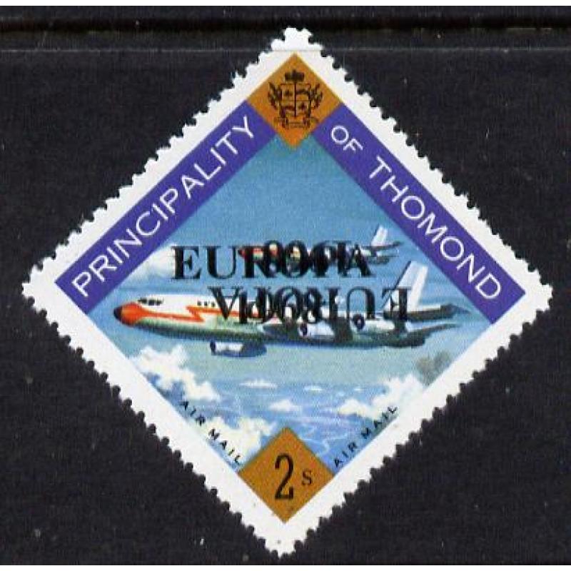 Thomond 1968 JET LINER - EUROPA OPT DOUBLED, one INVERTED mnh