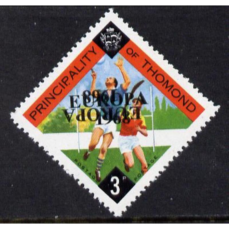 Thomond 1968 HURLING - EUROPA OPT DOUBLED, one INVERTED mnh