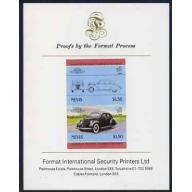 Nevis 1985 LINCOLN ZEPHYR mperf on FORMAT INTERNATIONAL PROOF CARD
