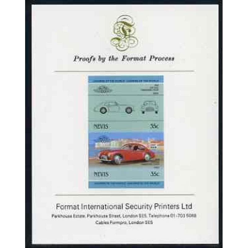 Nevis 1985 CISITALIA COUPE mperf on FORMAT INTERNATIONAL PROOF CARD