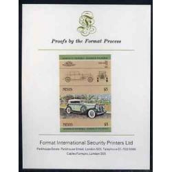 Nevis 1984 PIERCE ARROW mperf on FORMAT INTERNATIONAL PROOF CARD