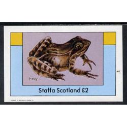 Staffa 1982 FROGS imperf deluxe sheet mnh