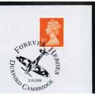 GB Postmark - 2001 cover with special SPITFIRE cancel