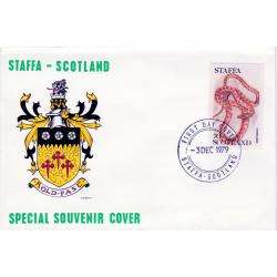 Staffa 1979 LEOPARD SNAKE on cover with First Day Cancel
