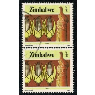 Zimbabwe 1985-88. 3c Perf 14½. pair Fine Used. SG 660