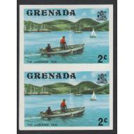 Grenada 1975 - CARENAGE TAXI 2c  IMPERF PAIR mnh