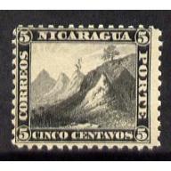 Nicaragua 1869 5cVOLCANOES m/mint