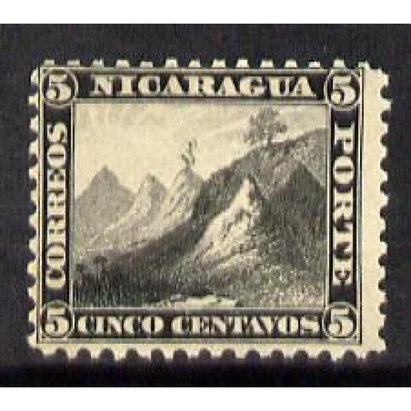 Nicaragua 1869 5cVOLCANOES m/mint