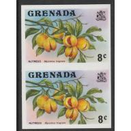 Grenada 1975 - NUTMEGS 8c  IMPERF PAIR mnh