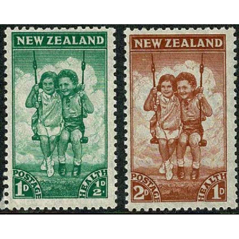 1942 Health Stamps. SG 634-635
