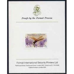 St Vincent Grenadines 1986 DRAGONFLIES on FORMAT INTERNATIONAL PROOF CARD