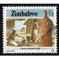 Zimbabwe 1985-88. 45c Perf 14½.  Fine Used. SG 676