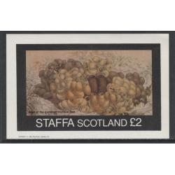 Staffa 1982 INSECTS - BEES imperf deluxe sheet mnh
