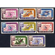 Aden Qu&#039;aiti 1966 Int Co-Operation Year perf set of 8 mnh