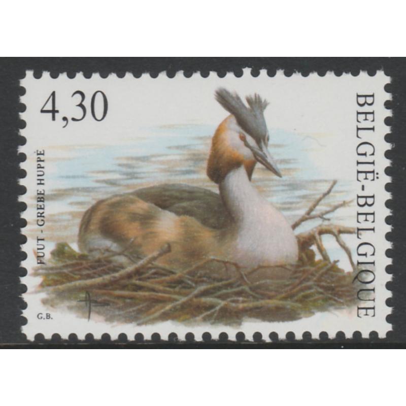 Belgium 2002 BIRDS - GREAT CRESTED GREBE mnh