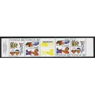 Tonga 1991 ACCIDENT PREVENTION STRIP of 4