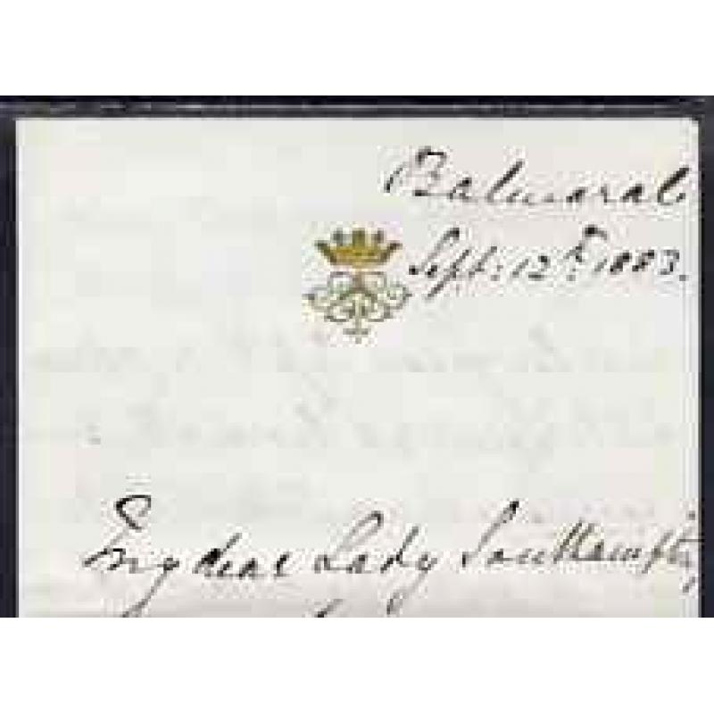 GB 1883 LETTER from PRINCESS BEATRICE