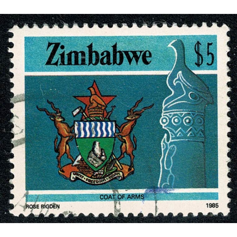 Zimbabwe 1985-88. $5 Perf 14½.  Fine Used. SG 680
