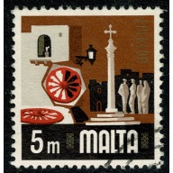 Malta. 1973-76 issue. 5m "Folklore". Fine used. SG 488