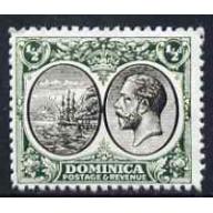 Dominica 1923 KG5 BADGE 1/2d - HIALEAH FORGERY