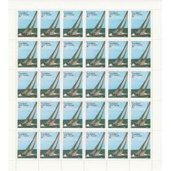 St Vincent Grenadines 1988  RACING YACHTSin COMPLETE SHEETS of 30 mnh
