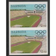 Barbuda 1984 OLYMPIC GAMES $2.50 IMPERF PAIR mnh
