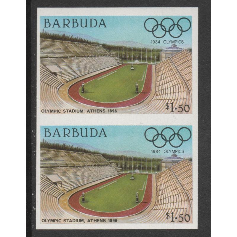 Barbuda 1984 OLYMPIC GAMES $1.50 IMPERF PAIR mnh
