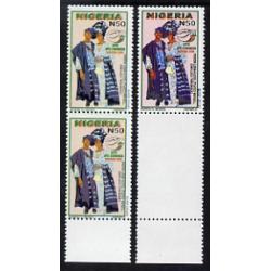 Nigeria 2008 UPU (COSTUMES) Proof from trial sheet mnh