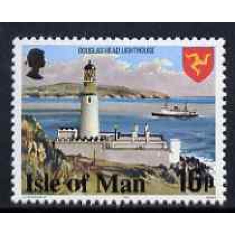Isle of Man 1978 DOUGLAS HEAD LIGHTHOUSE   16p perf 14.5 mnh