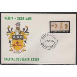 Staffa 1982 BEES  15p on first day cover