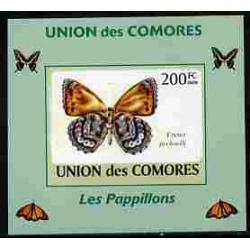 Comoros 2009  BUTTERFLIES individual deluxe sheet mnh