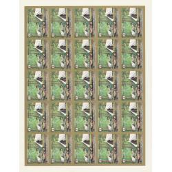 Ajman 1971 SCOUTS imperf set of 6 in COMPLETE SHEETS of 25 mnh