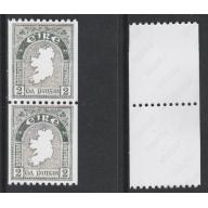 Ireland 1922 2d MAP COIL PAIR  - Maryland Forgery