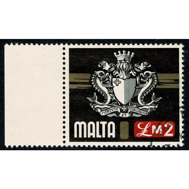 Malta. 1973-76 issue. £2. Fine used. SG 500