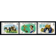 Falkland Islands. 1977 Silver Jubilee issue. UM set of 3. SG 325-327