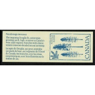 1979 50c Flowers & Trees Blue on cream covers. SB86. "Douglas Fir"