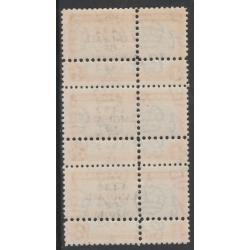 Bahamas 1942 KG6 LANDFALL 4d STRIP  with  DOUBLE  PERFS - FORGERY