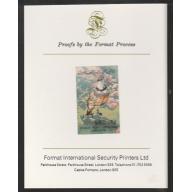 Libya 1982 BIRDS - PARTRIDGE  on FORMAT INTERNATIONAL PROOF CARD
